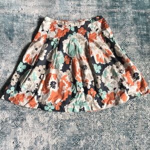 MERONA floral midi skirt size 8. 100% cotton